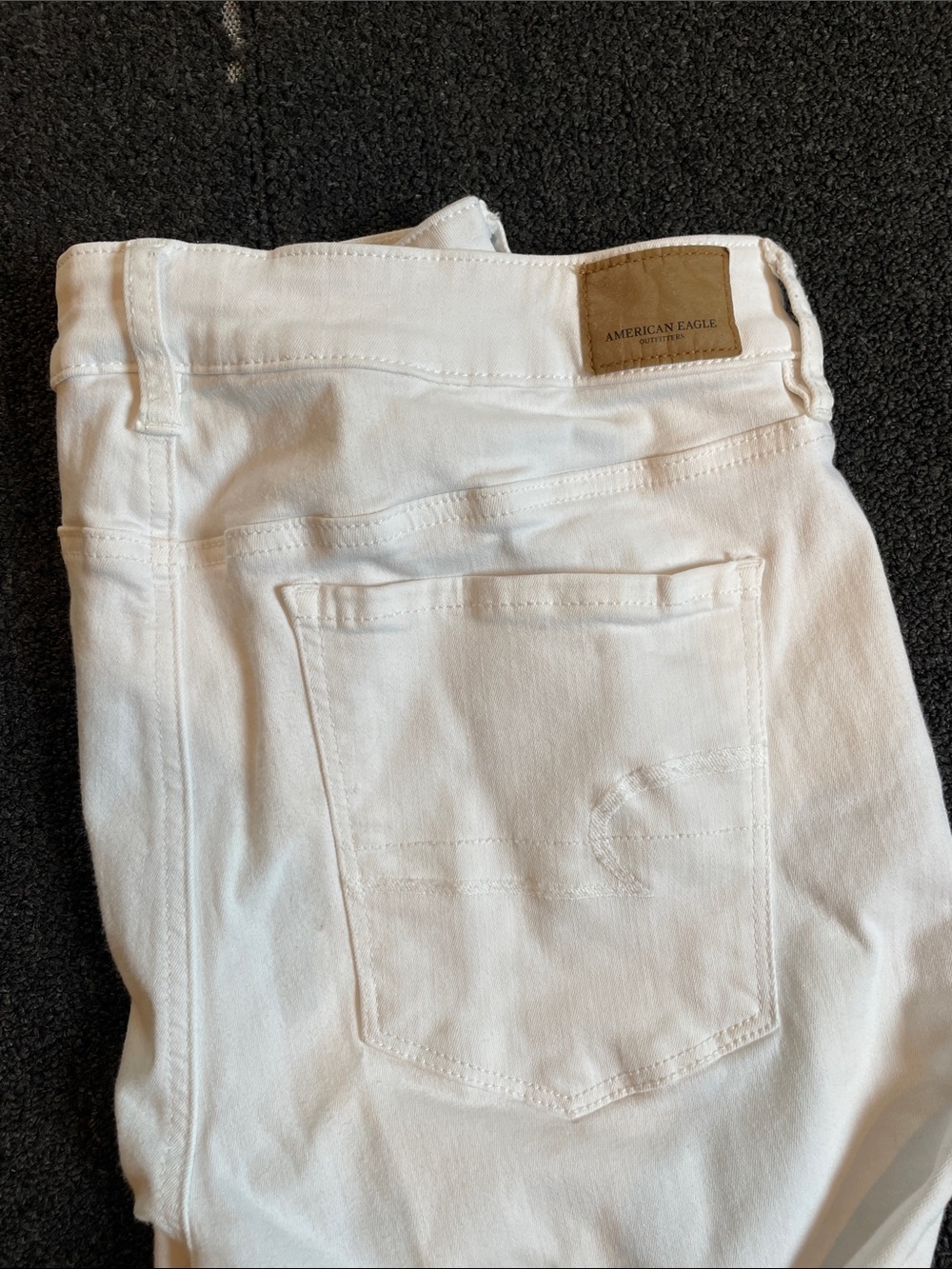 American Eagle Outfitters White Stretch Jeans - Picture 7 of 8